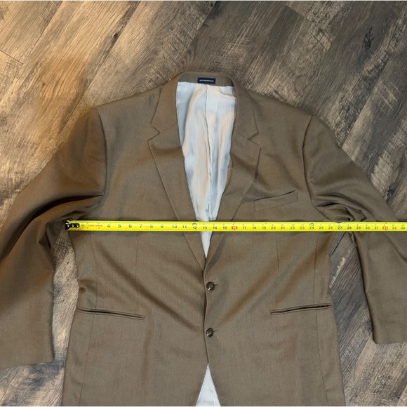 Stafford Essentials Brown Blazer Two Button Sport Coat  Size‎ 50L 50L - Picture 13 of 15